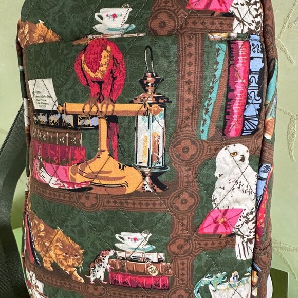 VERA BRADLEY HARRY POTTER LORMAN SLING BACKPACK:NWT HOGWARTS LIBRARY BAG #4 main image 8